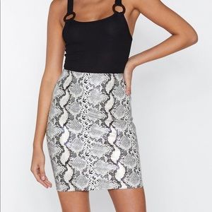 Snakeskin Skirt